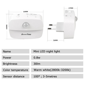 <span class=keywords><strong>Sensor</strong></span> de movimiento <span class=keywords><strong>LED</strong></span> inalámbrico, luz nocturna, Detector de movimiento, dormitorio, escalera, armario, mesita de noche, lámpara de noche, alimentado por batería de 220V - Product Image 5