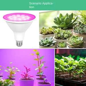 Bombilla LED E27 para Plantas, Espectro Solar/Rosa/Blanco Frío de 100-277V con Carcasa de Aluminio para Jardín Interior - Product Image 4