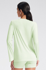 T-<span class=keywords><strong>shirt</strong></span> de sport respirant personnalisé pour <span class=keywords><strong>femme</strong></span>, haute qualité, avec logo frontal, manches longues, en Spandex/Nylon, vente en gros - Product Image 3