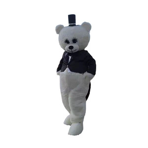 Disfraz de muñeco adulto personalizado de conejo de orejas largas, disfraz de muñeco de dibujos animados, accesorios de disfraz COS para la cabeza, para parejas, oso - Product Image 5