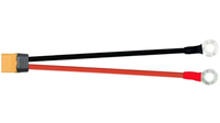 Câble d'alimentation professionnel 12/14/16/18AWG en silicone avec connecteur mâle/femelle XT60H et borne à anneau pour l'électronique automobile