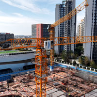 Düz Tavanlı İnşaat Ekipmanları Kule Vinç DH268 7025 Düşük Fiyatlı 12 Ton 16 Ton Kule Vinç CE Belgeli