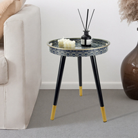 Plateau de service de luxe décoratif, idéal pour les voyages, ensemble de plateaux de service pour aliments, plateau de buffet, plateau en plastique, vente en gros