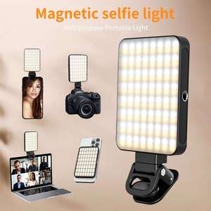 Từ LED Video Ánh Sáng Video Hội Nghị Video Ánh Sáng Cho Máy Tính Máy Tính Bảng Điện Thoại Di Động DSLR Máy Ảnh LED Điền Ánh Sáng 3000K-6500K Thay Đổi Độ Sáng - Product Image 3