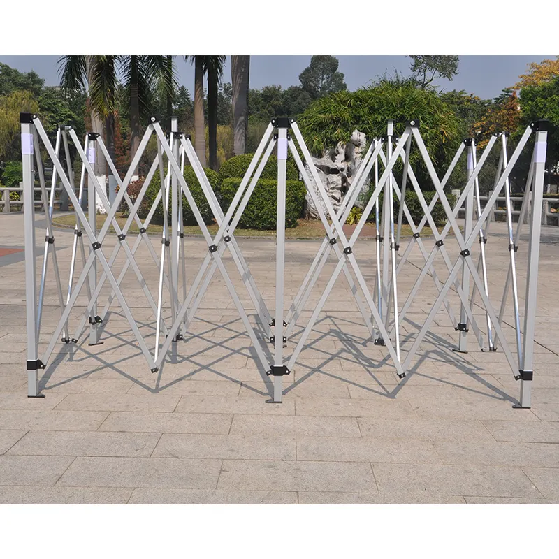 Goodluck meters hexagonal aluminum tent frame pop up folding tent canopy tent