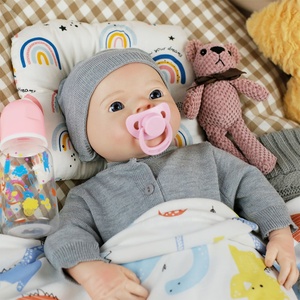 Lifereborn realista 20 ''realmente suave <span class=keywords><strong>silicona</strong></span> completa <span class=keywords><strong>Reborn</strong></span> Baby Dolls puede beber y mojar Bebe <span class=keywords><strong>Reborn</strong></span> Dolls <span class=keywords><strong>silicona</strong></span> para regalos - Product Image 2