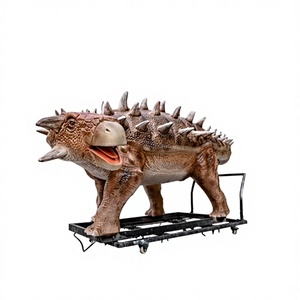 Modelo de Dinosaurio Animatrónico Realista de Metal y Fibra de Vidrio para Parques Temáticos, Parques de Aventuras y Centros Comerciales - Product Image 1
