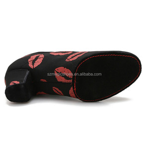 Práctica Enseñanza Danza Estudio Split Sole 4,5 cm Cuban Heel Jazz/Latin/Bachata/<span class=keywords><strong>Salsa</strong></span> Zapatos <span class=keywords><strong>de</strong></span> <span class=keywords><strong>baile</strong></span> - Product Image 3