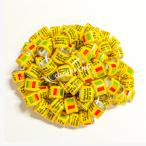 Nieuwe Pet Products Leverancier Aangepaste Metal Bands Kanarie Vogel Ringen Voet <span class=keywords><strong>Ring</strong></span> Aluminium Plastic Duif <span class=keywords><strong>Ring</strong></span> - Product Image 1