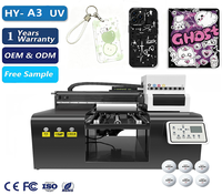 Imprimante UV à plat A3 3040 personnalisable avec logiciel gratuit pour cuir, plastique, verre, souvenirs et cadeaux DIY pour entreprises à domicile