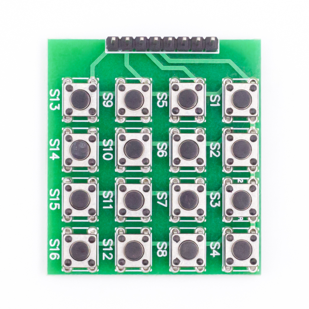 Robotlinking 8Pin 4X4 44 Matrix 16 Keys Keypad Keyboard Breadboard Mode Mcu Diy Starter Kit