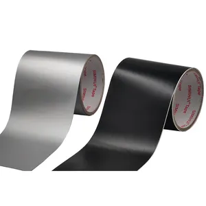 SMHMM6930-120 Black Silver High Temperature Self Adhesive Laser Printing Etching Laser Label Material