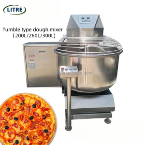 Hoàn toàn tự động nâng và quay xi lanh xoắn ốc Bột nhào máy cho bánh mì và bánh Pizza nướng - Product Image 4