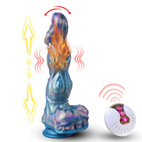 Godemiché Monstre XXL en Silicone, Forme Animale Fantaisie, avec Ventouse, Jouet Sexuel Féminin Réaliste, Doux, Flexible, Grand, Nouveau, Télécommandé