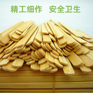 Palitos de bambú para helados 114x9.5x2mm color natural, aptos para microondas, herramientas para helados, empaque personalizable - Product Image 4