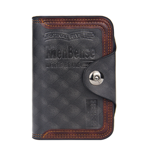Portafoglio Porta Carte di Credito in PU per Uomo e Donna, Portafoglio Sottile RFID, Regalo Aziendale, Custodia in Pelle per Carte - Product Image 1