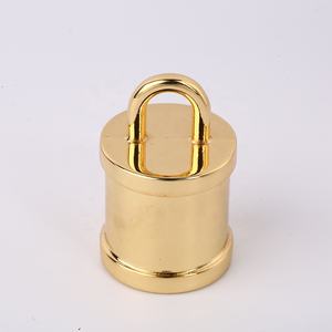 थोक लक्जरी बैरल अंत कैप टाससेल एंड कैप और चमड़े के अंत कवर के लिए पैडलॉक आई हुक - Product Image 6