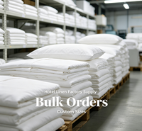 Parure de lit de luxe en coton satiné blanc pour hôtel, 100 % coton tissé Air-Jet léger, largeur 250 cm, housse de couette et drap de qualité hôtelière
