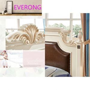 Juego de Muebles de Dormitorio de Lujo Estilo Antiguo, Fabricado con Madera Sólida <span class=keywords><strong>y</strong></span> MDF, Incluye Juego de Edredón <span class=keywords><strong>y</strong></span> Ropa de Cama - Product Image 2