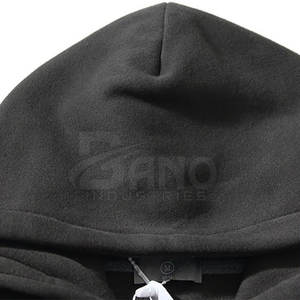 Sudaderas con Capucha de Forro Polar para Hombre, Personalizadas al por Mayor, con Logotipo Personalizado, Diseño de Cremallera de Color Sólido, Impresión Puff, Transpirables - Product Image 2