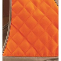 Gilet de chasse aux oiseaux orange rembourré