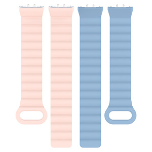 Nouveau <span class=keywords><strong>bracelet</strong></span> de <span class=keywords><strong>montre</strong></span> double couleur de mode sportive pour <span class=keywords><strong>bracelet</strong></span> de <span class=keywords><strong>montre</strong></span> en silicone magnétique <span class=keywords><strong>Samsung</strong></span> <span class=keywords><strong>Fit</strong></span> 3 bandes - Product Image 4