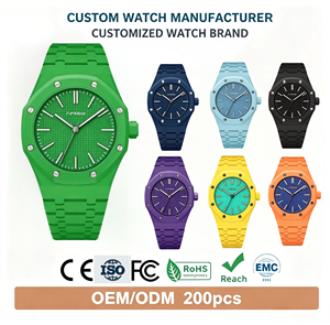 Orologio al Quarzo Elegante da Uomo per Affari, Impermeabile con Cinturino in Silicone e Quadrante in Vetro Minerale, Resistenza <span class=keywords><strong>all</strong></span>'<span class=keywords><strong>Acqua</strong></span> 3BAR - Product Image 1