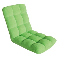 Coussin confortable et rembourré pour salon, fauteuil de sol pliable à dossier réglable