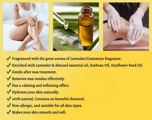 Huile de soin de la peau après <span class=keywords><strong>cire</strong></span> en spray pour enlever la <span class=keywords><strong>cire</strong></span> pour l'épilation - Product Image 3