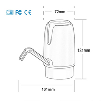 Pompe distributrice de biberons gallon avec mini filtre à eau électrique à chargement USB, parfaite pour les activités de plein air et la maison