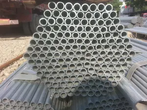 चीन गर्म बिक्री उच्च गुणवत्ता जस्ती स्टील पाइप सहज 25x100mm जस्ती स्टील ट्यूब जस्ती स्टील पाइप