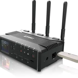 Multi sim remote live stream production 4G LTE Bonding Cellular Wireless Broadcast Camera Video Encoder Live Streaming
