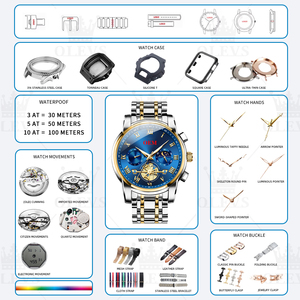 Montres à quartz pour couple OEM Wlisth 3623, lumineuses, bon marché, étanches, montres de mode pour homme et femme - Product Image 5