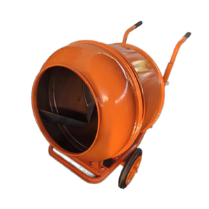 Nuova <span class=keywords><strong>Betoniera</strong></span> Mobile Mini con Carriola, Pompa per Calcestruzzo Automezcolante, Tamburo da 350l, Betoniere Portatili - Product Image 1