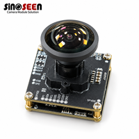 Module de caméra USB 2.0 4MP SC410GS à obturateur global, 50FPS, objectif fisheye 194 degrés pour la vision industrielle robotique