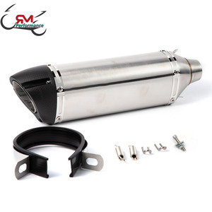 Silencieux d'échappement de moto pour <span class=keywords><strong>Honda</strong></span> XMAX PCX NMAX <span class=keywords><strong>MT</strong></span> 07 Z900 MSX <span class=keywords><strong>125</strong></span> R6 Modified Racing Exhaust - Product Image 4