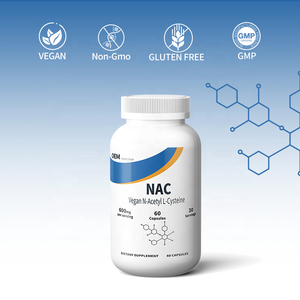 N-acetil-L-cisteína (NAC) 600mg de Marca Privada OEM, Suministro de Fábrica, Apoya la Salud Respiratoria y Mejora la Inmunidad - Product Image 3