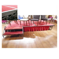 Besi portabel desain lipat panggung Molile Outdoor acara Hotel gereja sekolah konser pesta Hall tahap