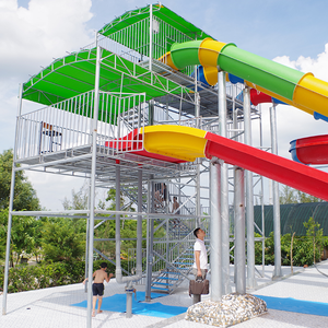 Gia đình tư nhân sử dụng xe trượt băng cho nhà sân sau Vườn Hồ Bơi trượt với ít nước trượt - Product Image 4