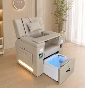 Sillón de Masaje Eléctrico para Salón de Uñas, Sillas de Spa para Pedicura sin Tuberías y Manicura - Product Image 2