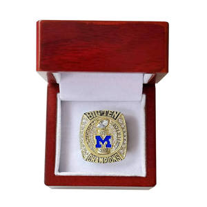 Anillo de Campeonato NCAA 2021 de la Universidad Sherwood Wolverines, Clásico, de Aleación, Unisex, Personalizado, Fabricante, Venta al Por Mayor - Product Image 5