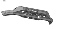 Pare-chocs avant en acier MANx4 pour Jeep Grand Cherokee WK2 2014-2020