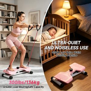 Máquina de Ejercicios para Cintura, Tabla de Ejercicios Abdominales para Uso Doméstico, con Masajeador de Pies para Pérdida de Peso - Product Image 2