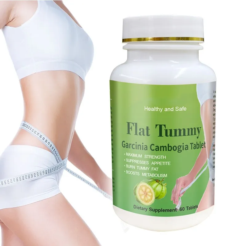 Tabletas de pérdida de peso de hierbas naturales OEM tableta de Garcinia Cambogia barriga plana tableta adelgazante