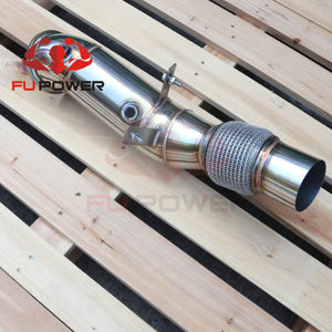 Tubo de Escape para <span class=keywords><strong>BMW</strong></span> Serie <span class=keywords><strong>F</strong></span> y G, Chasis B48, 220 230 320 330 <span class=keywords><strong>420</strong></span> 430 730, Revestimiento Cerámico, Acero Inoxidable SS304 - Product Image 3