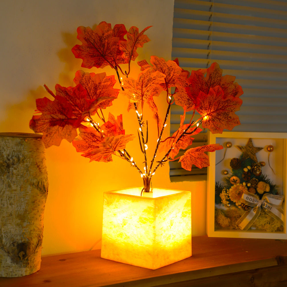 Feuilles d'érable + années d'or