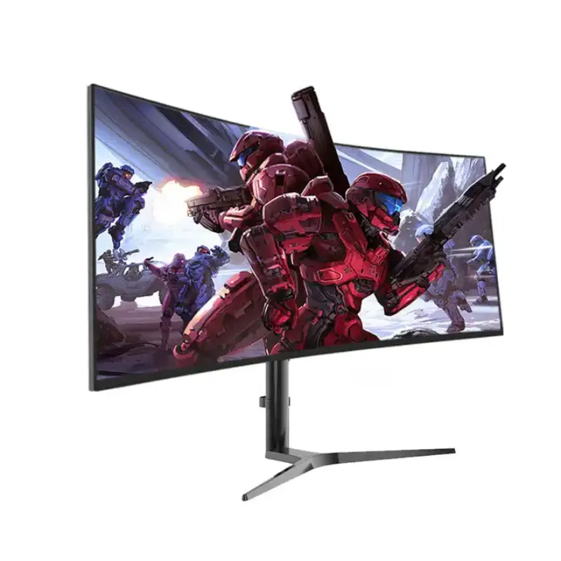 19 Harga layar kualitas 24 Harga 21.5 lampu Lcd Hd Super tanpa bingkai Led 75hz 23.8 merek Gaming murah monitor melengkung inci