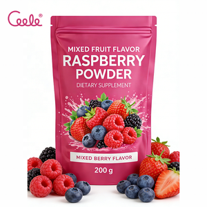 Food Grade Water Soluble Raspberry Fruit Juice Powder Pure Natural Ingredient Large Supply for Instant <strong>Drinks</strong> and Beverages - Product Image 1