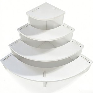 Soporte de exhibición triangular en forma de arco para figuras, estante de almacenamiento de juguetes de 4 niveles engrosado para coleccionables y decoración - Product Image 5