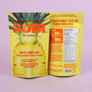 Tùy chỉnh phân hủy sinh học Zip khóa doypack bao bì cho trái cây sấy khô bột không thấm nước PE CPP nhôm lá đứng bánh kẹo mút - Product Image 2